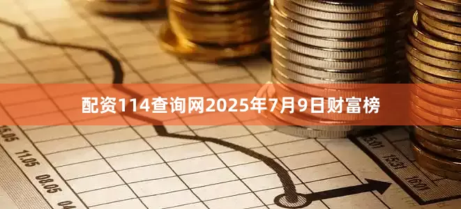 配资114查询网2025年7月9日财富榜