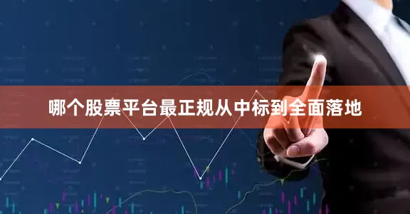 哪个股票平台最正规　　从中标到全面落地