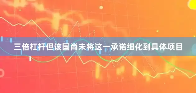 三倍杠杆但该国尚未将这一承诺细化到具体项目
